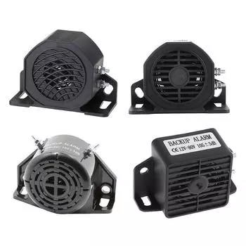 12-60 В звуковой предупреждающий сигнал 107 дБ реверсивный гудок IPX6 водонепроницаемый резервный сигнал тревоги грузовик сигнализация для транспортного средства заднего хода напоминание B