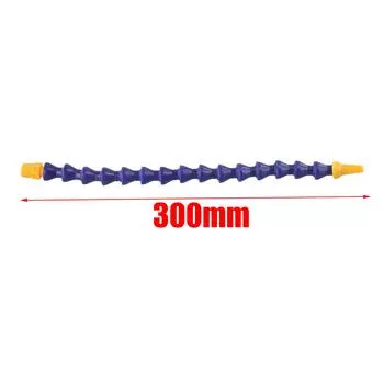 12,7 мм пластиковый гибкий шланг для охлаждающей жидкости для масла синий 300 мм для токарного станка с ЧПУ наружная резьба гибкий шланг для охлаждающей жидкости для воды и масла индиго