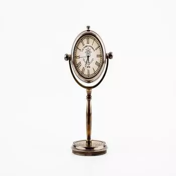 12,7 см викторианские лондонские латунные настольные часы из цельной латуни с гравировкой для дома, офиса