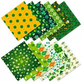 12 Айриш Стрит. Бумага для подложки в стиле Патрика Праздничное украшение Справочник Материал Бумага 15cm*15cm