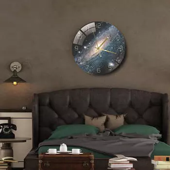 12 акриловые настенные часы не тикающие арабские цифры бесшумные кварцевые часы для ванной комнаты гостиной F