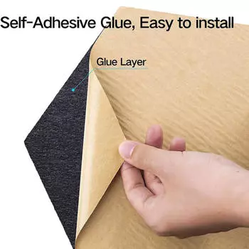 12 акустических панелей, звукопоглощающая лечебная панель «сделай сам», звукоизоляционная стена для