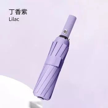 12-Bone automatic folding durable umbrella large double weather and rain shading sun protection UV protection umbrella