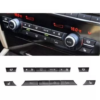 12 Button Key Caps A/C Heater Switch Repair Kit For BMW 5 6 7 Series 61319313923