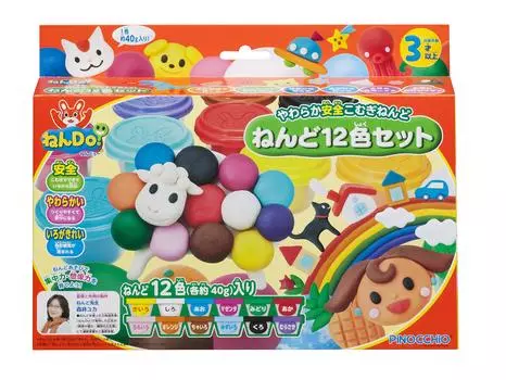 12 color clay set NenDo! (renewal)