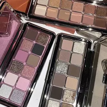 12-цветная палитра дымчатых теней для век Pearl Fine Shimmer Natural Highlight Осветляющий Sleeper Silkworm Контурный лоток для теней для век Стойкая установка макияжа