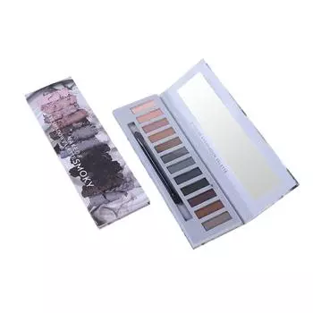 12-цветная палитра теней для век — обязательный элемент для нежного макияжа на праздничных вечеринках One Size серый