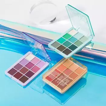 12-цветная перламутровая матовая палетка теней для век Палитра теней для век Палитра для макияжа 15g