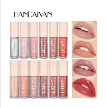 12 цветов Новая косметика для женщин Gold Coast Series Velvet Moisture Lip Gloss Увлажняющая жидкая помада для губ Макияж Губная помада стекло 20mm*80mm