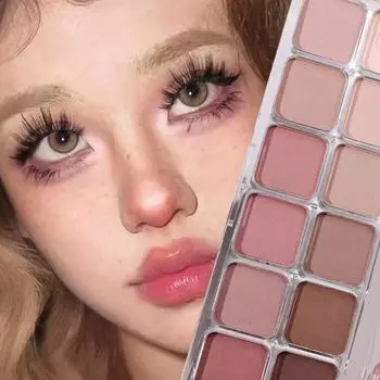 12 цветов палитры теней для век с низкой насыщенностью, все матовые тени для век, макияж телесного цвета, чистый цвет, пигмент для глаз, стойкая палитра теней для век