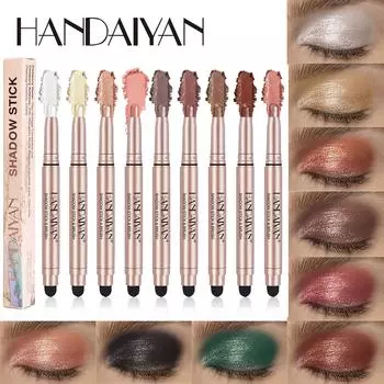 12 цветов, палочка для теней для век, ручка-хайлайтер, водостойкий тонкий блестящий перламутровый карандаш для теней для век, лежачий шелкопряд, осветляющий карандаш для теней для век 1#