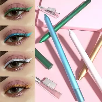 12 цветов перламутровый стойкий карандаш для подводки глаз красочный пигмент водостойкая подводка для глаз макияж косметика для глаз карандаш для подводки глаз