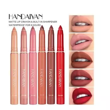 12 цветов, увлажненная бархатная помада, шелковая помада для губ, инструмент для губной помады, красота, водонепроницаемый макияж, автоматический карандаш для губ, маскарадная подводка для губ