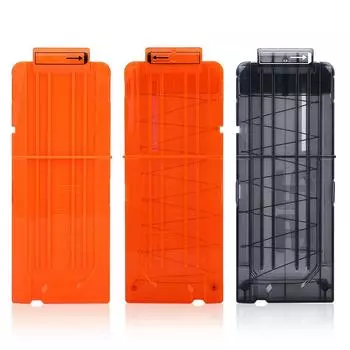 12 дартов EVA, мягкий зажим для дартс, пластиковый держатель игрушечного пистолета для элитной серии Transparent Orange