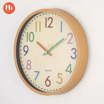 12 дюймов 30 см дюймов цветные настенные часы мультфильм спальня гостиная часы личность креатив мода детская комната зарубежная торговля часы