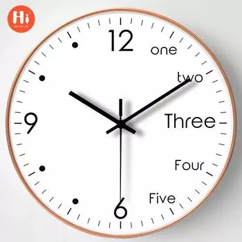 [12 дюймов 30 см] настенные часы гостиная простые современные креативные часы спальня дома Интернет знаменитости настенные часы
