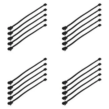 12 дюймов, 5 шт., 4-контактный разъем ШИМ, корпус удлинителя вентилятора, кабель питания для компьютера