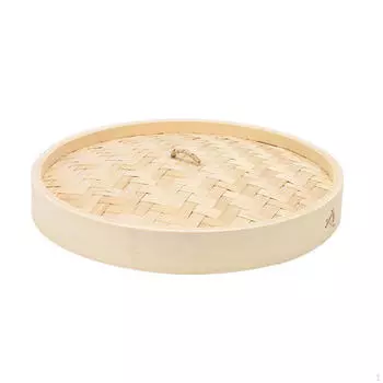 12-дюймовая бамбуковая пароварка для приготовления пельменей и булочек Steamer Lid