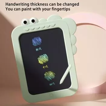 12-дюймовая цветная ЖК-доска для письма, легкая каракули, мультяшный дизайн, многофункциональная универсальная игрушка для рисования розовый