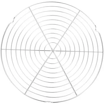 12-дюймовая круглая подставка для пароварки, подставка для охлаждения печенья, хлеба, торта, держатель для подставки для чайника, подставка для охлаждения хлеба чёрный
