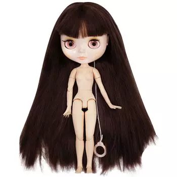 12-дюймовая кукла BJD тренировочная кукла 4 цвета смена глаз рука фестиваль девушка подарок только, обмен, 6+ (0222) коричневый