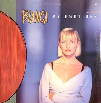 12-дюймовая пластинка BIANCA - My Emotions 021317 Warner Bros. Б/у танцевальная и электронная музыка США 1989 г.