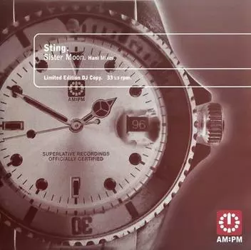 12-дюймовая пластинка STING - Sister Moon (Смеси Хани) 5815471 AM:PM 1996 UK Dance & Electronica Б/У