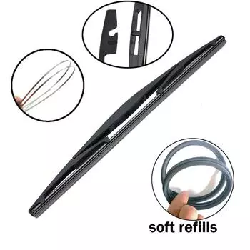 12-дюймовая щетка стеклоочистителя задней двери для Nissan Armada Pathfinder R51 Xterra Cube Murano Versa Micra March Quest Note Tiida 12 чёрный