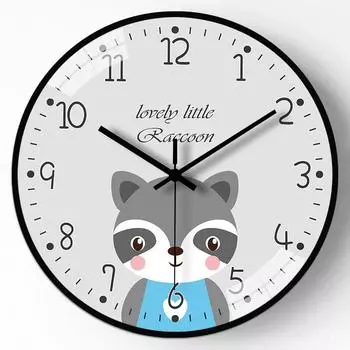 12-дюймовые 30-сантиметровые настенные часы для гостиной, современные простые часы для обучения в раннем возрасте, домашние мультяшные часы для спальни