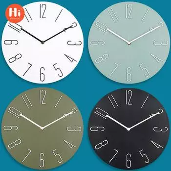 12-дюймовые 30 см часы бесшумные часы простые легкие роскошные креативные настенные часы гостиная модные настенные часы украшения