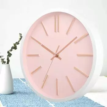 12-дюймовые американские легкие роскошные бесшумные настенные часы современные бесшумные настенные часы для гостиной, спальни, украшения, кабинета 12 inch