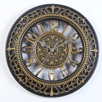 12-дюймовые круглые настенные часы в скандинавском стиле с винтажными цифрами для домашнего декора