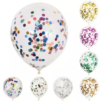 12-дюймовые латексные фольги, конфетти, украшения, воздушные шары на свадьбу, день рождения, Валентина, Хэллоуин, Рождественский фестиваль, события, товары для вечеринок 1 PC
