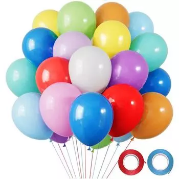 12-дюймовые латексные шары с металлическим блеском и пайетками, 30 шт. - Идеально подходят для украшения на день рождения