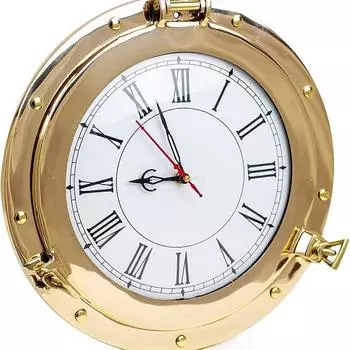 12-дюймовые латунные настенные часы для дома декоративные морские часы лучший подарок
