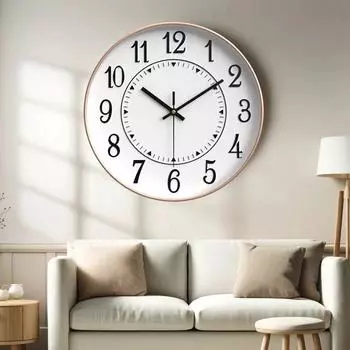 12-дюймовые модные большие цифровые настенные часы, бесшумные и точные настенные часы, подходящие для кабинета, спальни, гостиной 12 inch
