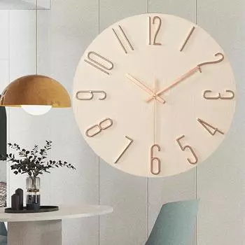 12-дюймовые настенные часы для гостиной, беззвучные домашние современные простые настенные часы, модные, креативные, для детской комнаты, цифровой учебный стол 12 inch