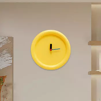 12-дюймовые не тикающие настенные часы в минималистичном дизайне на батарейках для украшения классной комнаты стильные Red