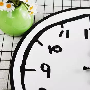 12-дюймовые простые бесшумные нетикающие настенные часы в скандинавском стиле для гостиной, кухни, ванной комнаты, спальни, кофейни, декоративные часы 12 inch белый