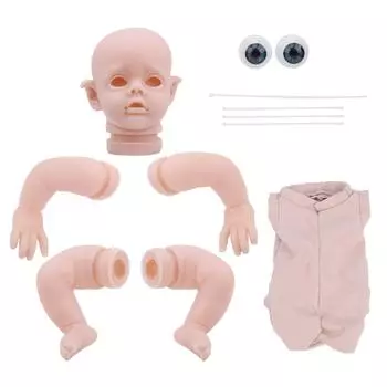 12-дюймовые виниловые куклы Reborn наборы DIY неокрашенные куклы Reborn Baby Mold наборы деталей ToyWhite 12 дюймов 12inch