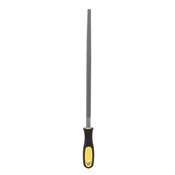 12-дюймовый круглый стальной напильник-рашпиль с ручкой, затачивающий инструмент для металлических проектов, средние зубья