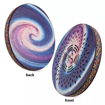 12-дюймовый океанский барабан этнический ударный инструмент расписной барабан узор березовый деревянный барабан плетеный край 8 Inch