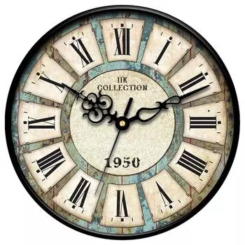 12-дюймовый Пластиковый Дизайнерский Бесшумный Маятниковый (Нет звука тик-тик) Круглые настенные часы с кварцевым механизмом для дома, настенные часы для гостиной, (30 см х 30 см х 6 см)