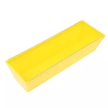 12-дюймовый поддон для гипсокартона, штукатурка, конические стороны, прочный профессиональный быстрый нож, чистка гипсокартона, кладка, инструмент, лоток, ведро жёлтый