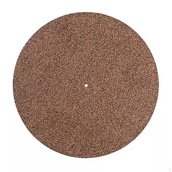 12-дюймовый пробковый резиновый коврик для проигрывателя аудиофилов, противоскользящие аксессуары, прочный и долговечный.