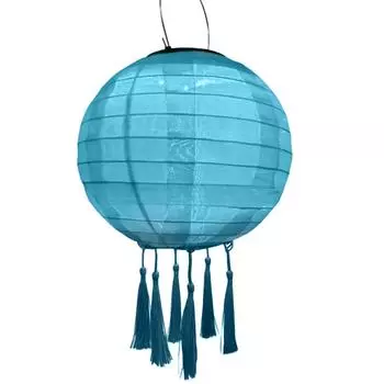 12-дюймовый водонепроницаемый солнечный китайский фонарь тканевый подвесной светильник для уличного фестиваля свадьбы дня рождения вечеринки сада подвесной светильник декор