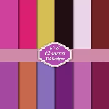 12 High-Value Ins Wind Purple Solid Color Material Paper Shooting Decorative Background Paper