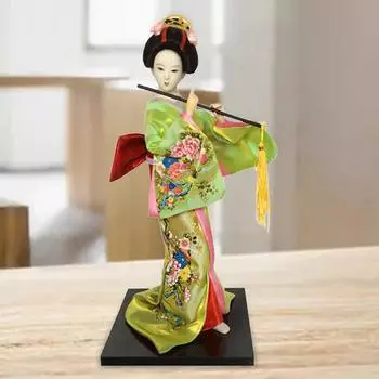 12 Inch Japanese Geisha Kimono Doll 30cm Asian Kimono Doll Collectible Figurine Decoration Gift