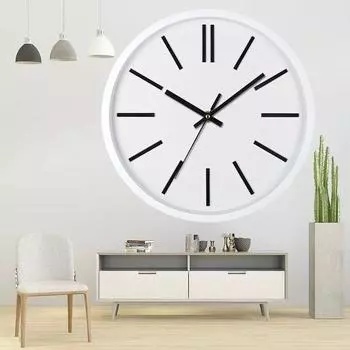 12 Inch Large Ditigal Wall Clock Artists Silent Non-ticking Wall Clocks Living Room for Sending Friend School Decoration 12 inch