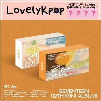 12-й мини-альбом SEVENTEEN «SPILL THE FEELS» [KiT Ver.] [Случайная поставка 1 из 2 типов]